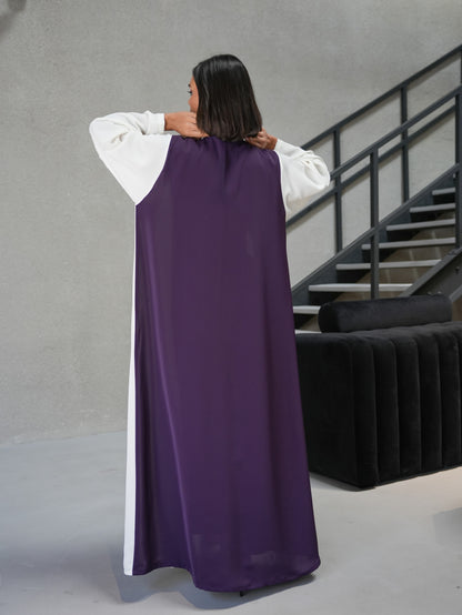 Two-toned abaya, made from the exquisite Korean Nada material